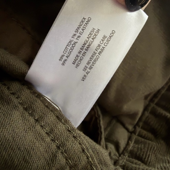 GAP Women's Medium Corduroy Pockets Puff Shoulder Long Sleeve Button Up Jacket - Picture 5 of 6